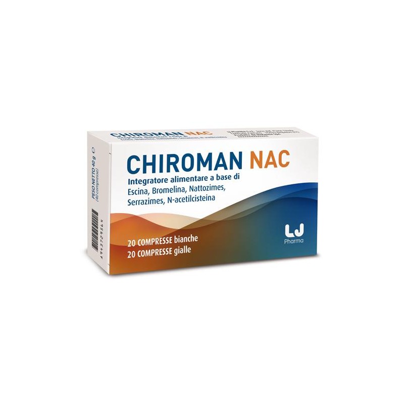 Chiroman Nac 20 Compresse Bianche + 20 Compresse Gialle