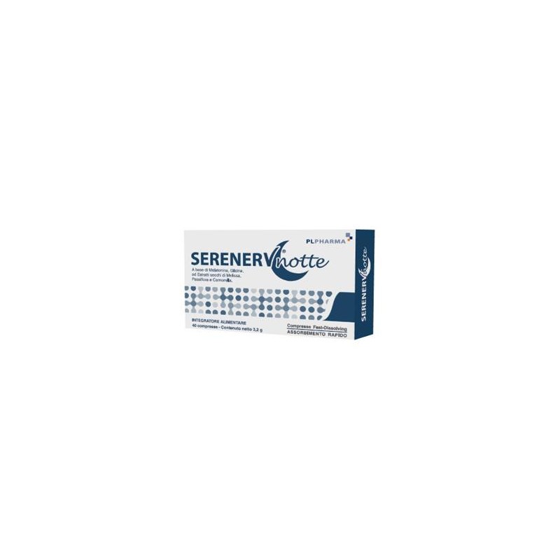 Serenerv Notte 40 Compresse 0,8 Mg