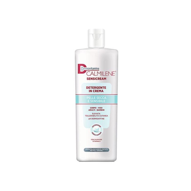 Dermovitamina Calmilene Sensicream Detergente In Crema Senza Sapone Per Pelle Secca E Sensibile 500 Ml