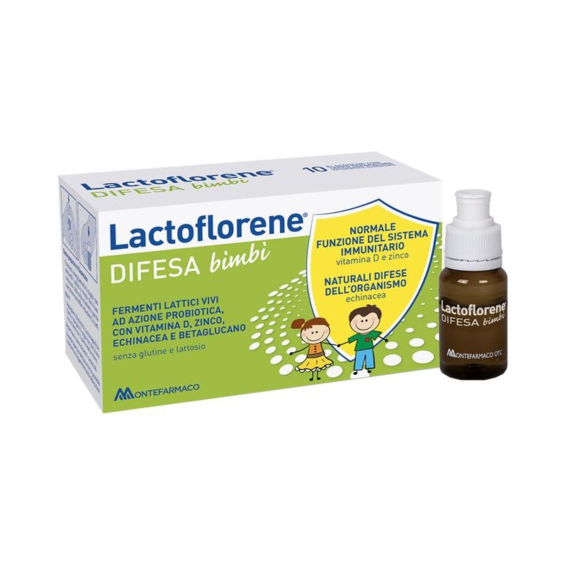 Lactoflorene Difesa Bambini 10 Flaconi 100 Ml