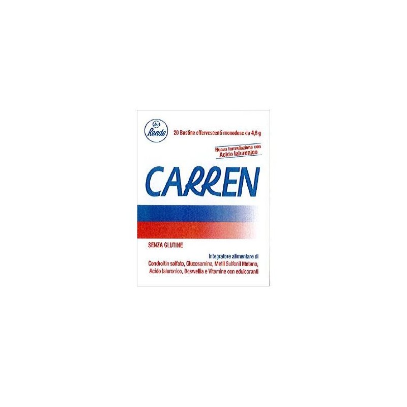 Carren 20 Bustine Effervescenti Monodose Da 4,6 G L'una