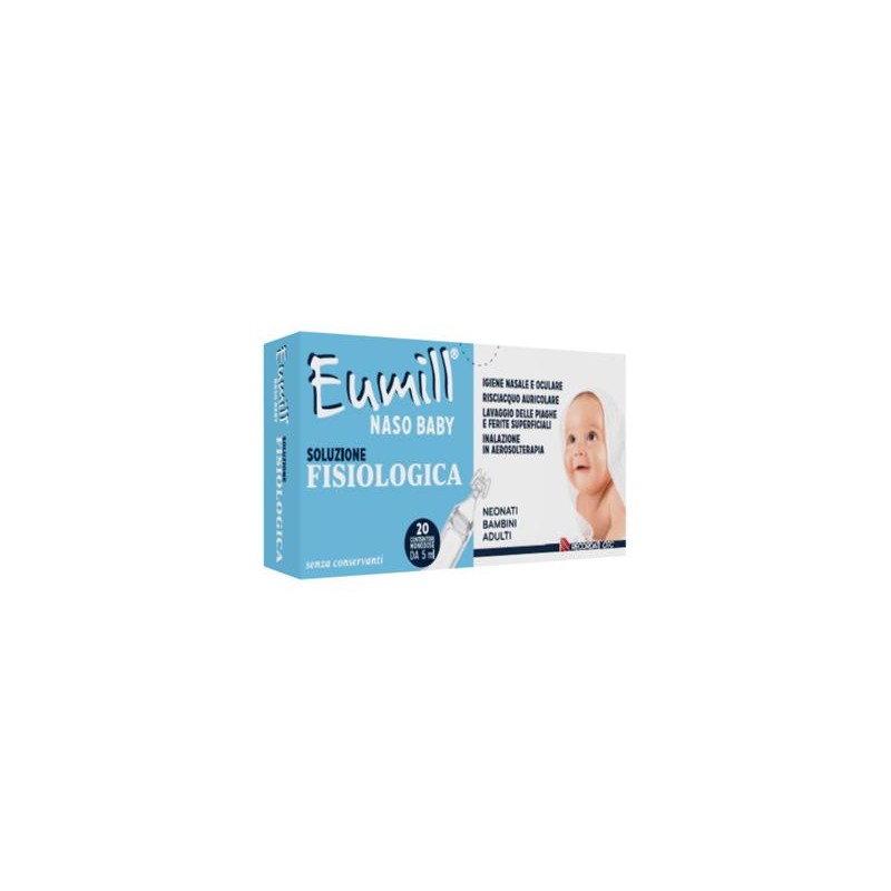 EUMILL NASO BABY SOLUZIONE FISIOLOGICA 20 CONTENITORI MONODOSE 5 ML