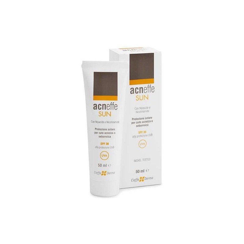 Acneffe Sun Spf 30 Alta Protezione Uvb Per Cute Acneica E Seborroica 50 Ml