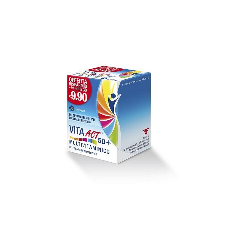 Multivitaminico Act 50+ 30 Compresse