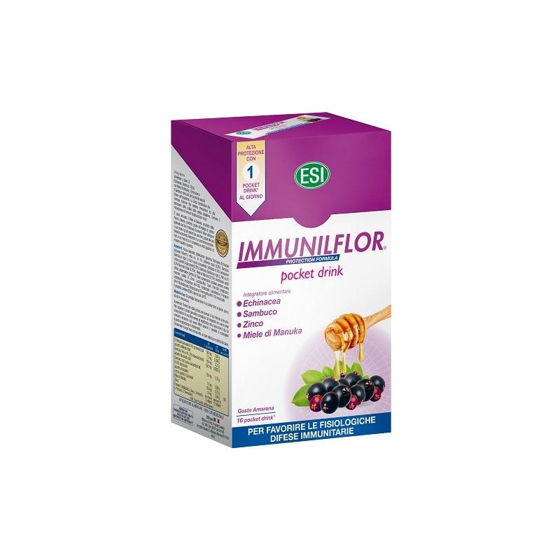 Esi Immunilflor 16 Pocket Drink X 20 Ml