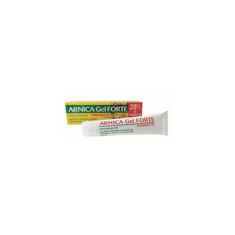 Arnica 10% Gel Forte Formula 50 72 Ml