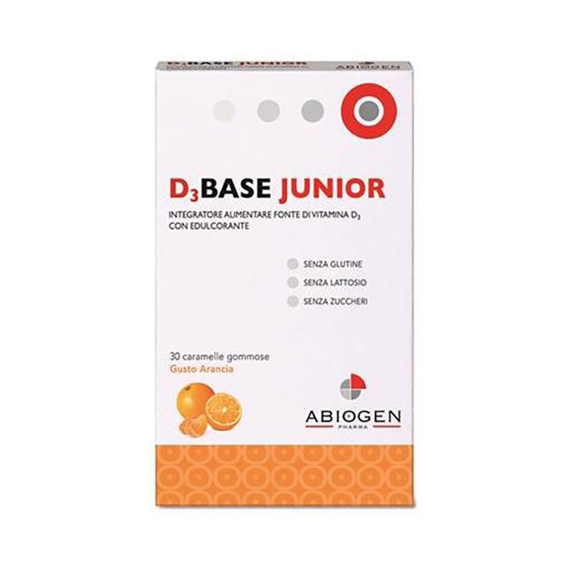 D3BASE JUNIOR 30 CARAMELLE GOMMOSE ARANCIA