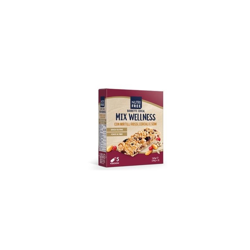 Nutrifree Barrette Cereal Mix Wellness 28 G X 5