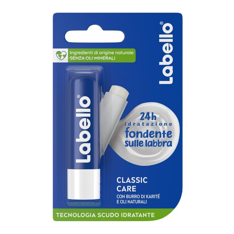 LABELLO CLASSIC CARE STICK 24H IDRATAZIONE FONDENTE SULLE LABBRA 5,5 ML