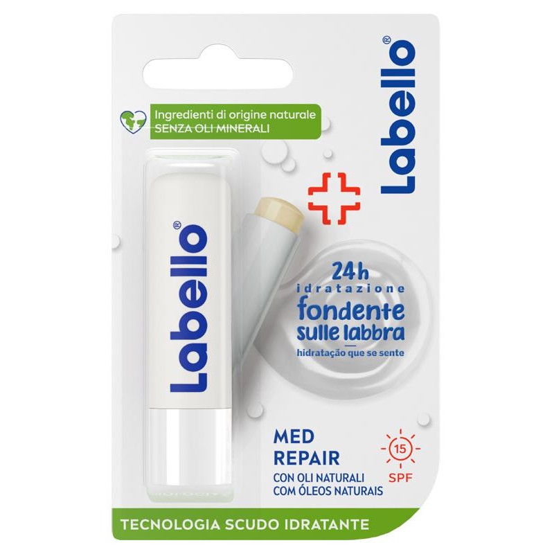 Labello Med Repair Spf15 24h Idratazione Fondente Sulle Labbra 5,5 Ml