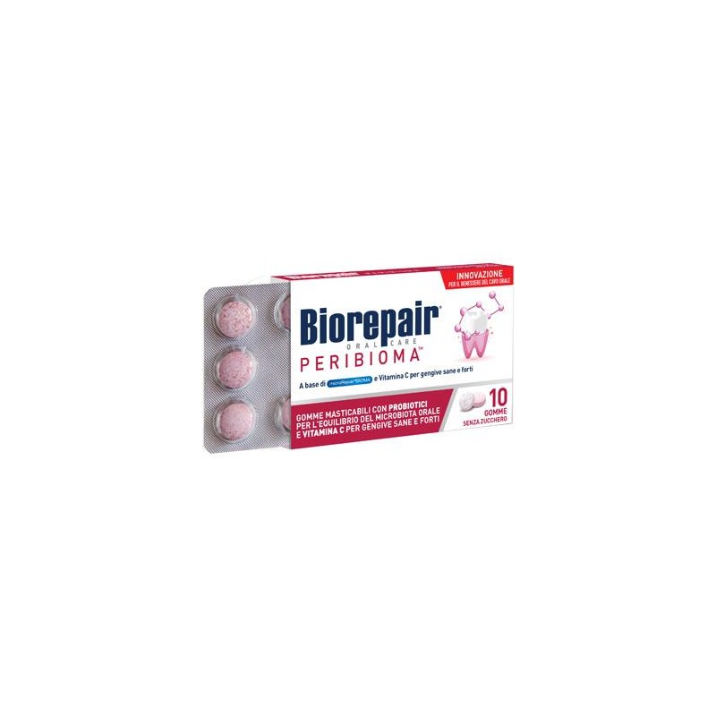 Biorepair Peribioma Gomme Masticabili 10 Compresse Da 1,2 G