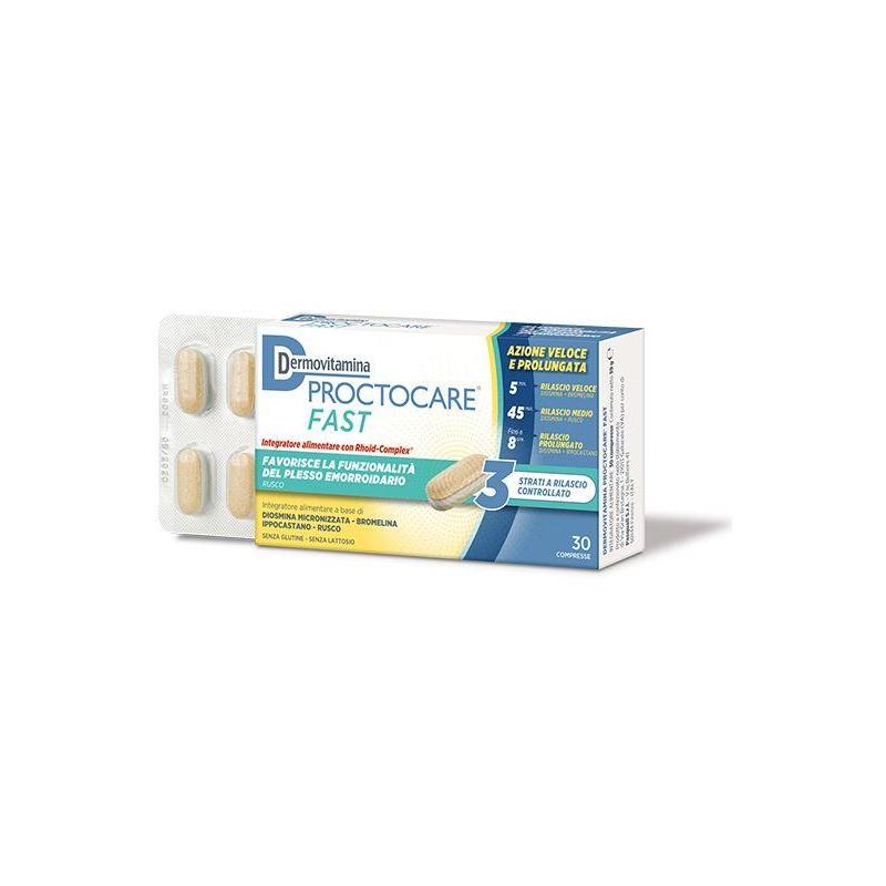 DERMOVITAMINA PROCTOCARE FAST 30 COMPRESSE