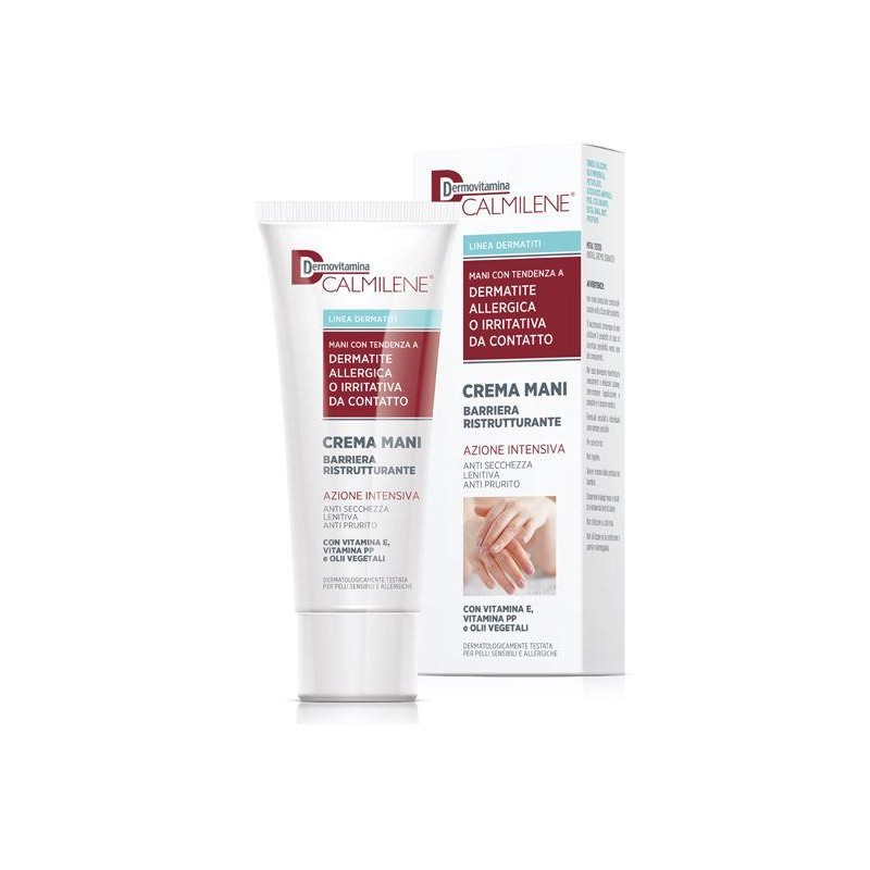 Dermovitamina Calmilene Crema Mani Barriera Ristrutturante Azione Intensiva Per Dermatite Allergica O Irritativa Da Contatto 75 