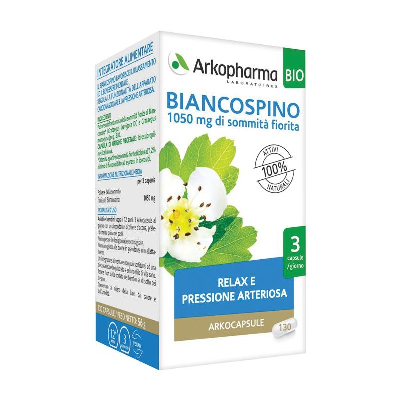 Arko Capsule Biancospino Bio 130 Capsule