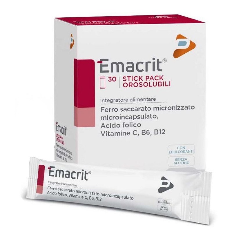 Emacrit Orosolubile 30 Stick Pack