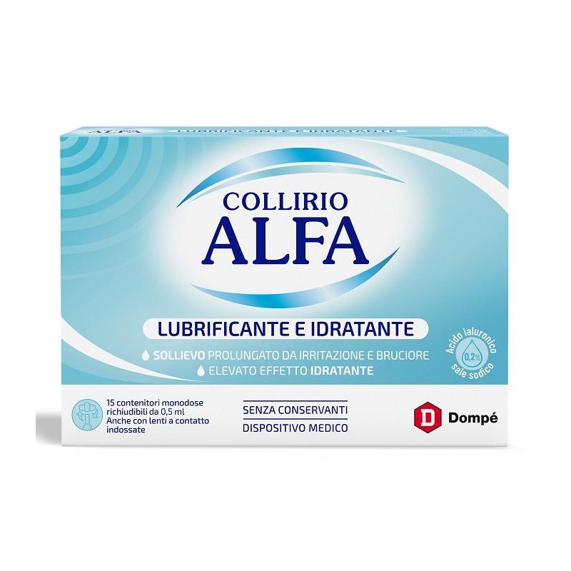 COLLIRIO ALFA LUBRIFICANTE/IDRATANTE 15 FIALE MONODOSE