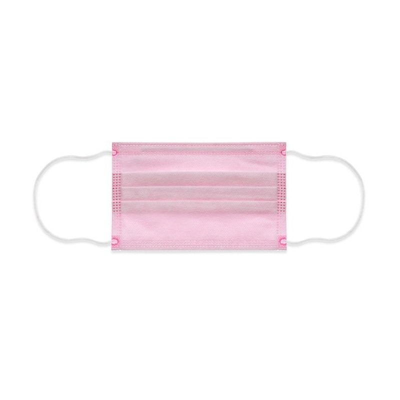 Mymask Pro Tipo Ii Kids Mascherina Chirurgica A 3 Strati 10 Pezzi Rosa