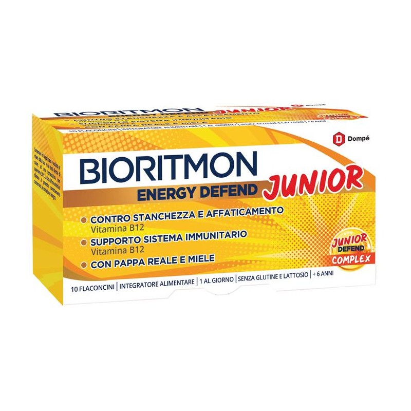 Bioritmon Energy Defend Junior 10 Flaconcini 10 Ml