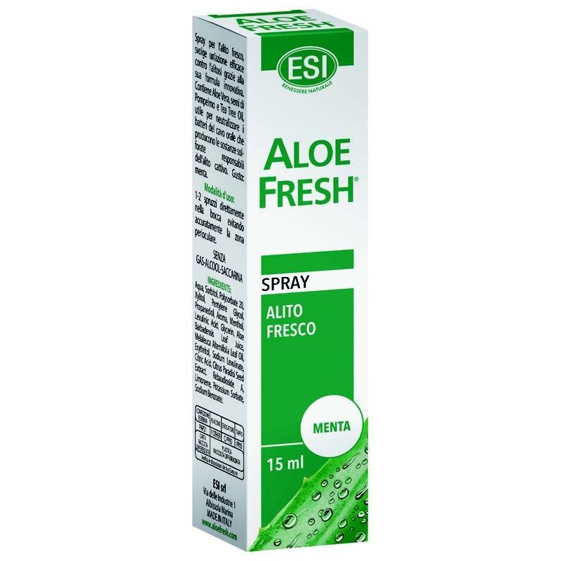 Esi Aloe Fresh Spray Alito Menta Forte 15 Ml