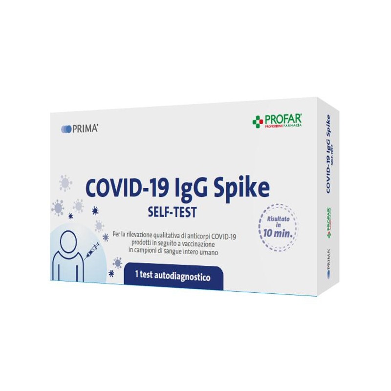 Test Sierologico Rapido Covid-19 Profar Prima Autodiagnostico Determinazione Qualitativa Anticorpi Igg Anti Sars-cov-2 Nel Sangu