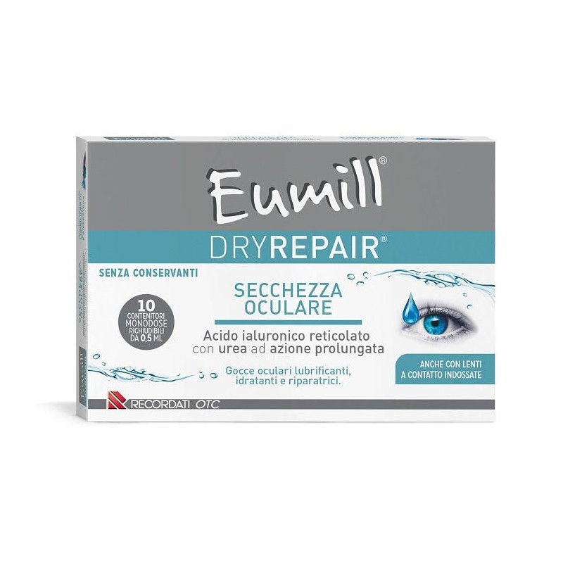 EUMILL DRYREPAIR GOCCE OCULARI 10 PEZZI DA 0,5 ML