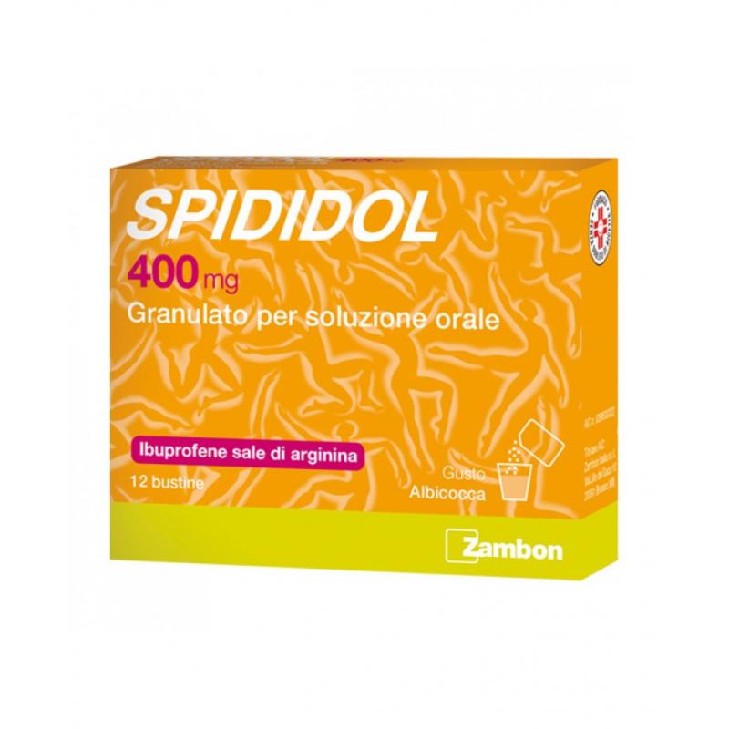 Spididol*os grat 12 bustine 400 mg gusto albicocca