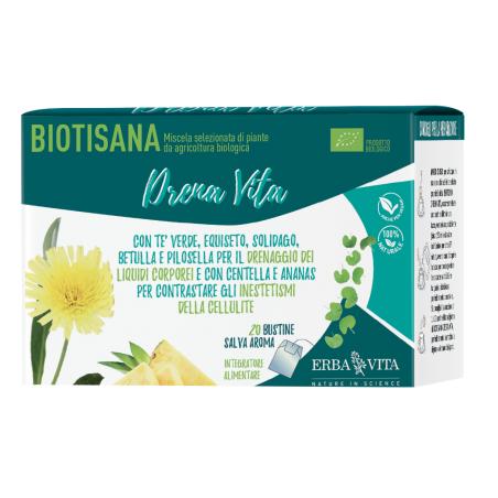 Aboca Fitomagra Drena Plus Tisana Drenante 20 Bustine 