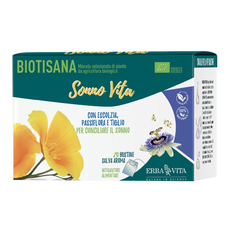 Erba Vita biotisana Sonno Vita con tiglio e melissa 20 bustine