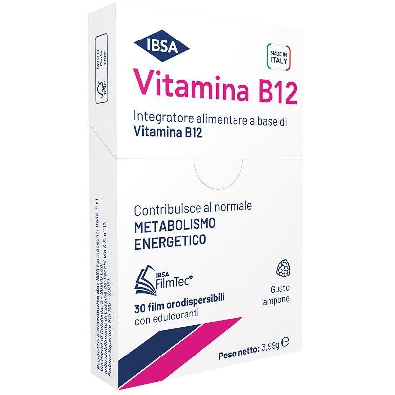 Ibsa Vitamina B12 non contiene glutine, lattosio ed è adatto ad una dieta vegana!