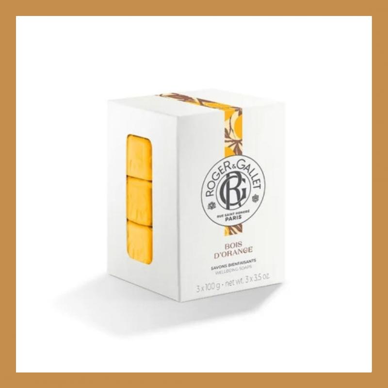 Roger&Gallet Bois d'Orange box saponette 3 pezzi da 100 g