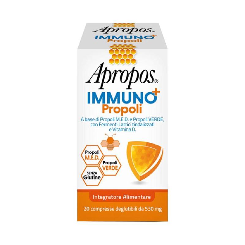 APROPOS IMMUNO+ PROPOLI 20 COMPRESSE DEGLUTIBILI