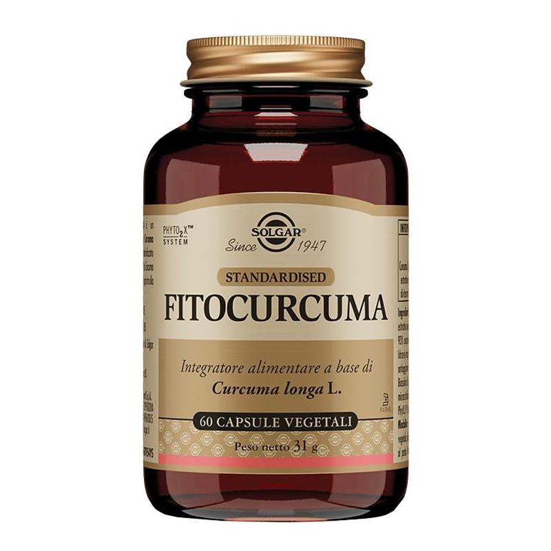 Solgar Fitocurcuma Integratore Digestivo 60 Capsule Vegetali