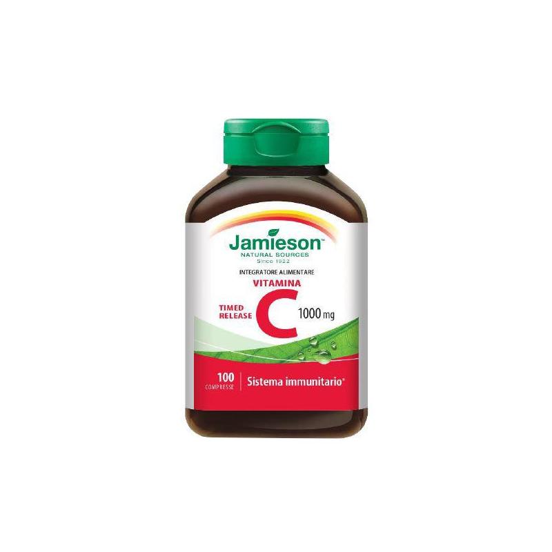 Jamieson Vitamina C 1000 Supporto Antiossidante a Rilascio Graduale 100 Compresse