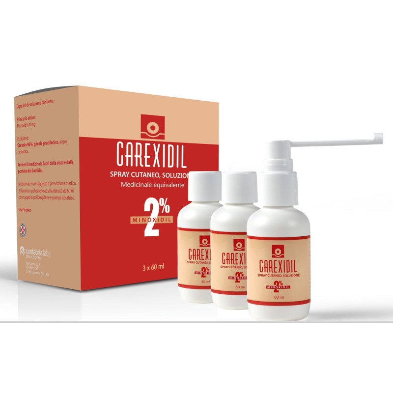 Carexidil*3fl Soluz Cut 60ml2%