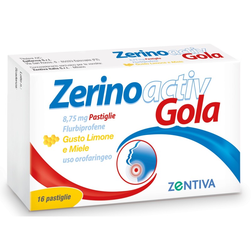 Zentiva Zerinoactiv Gola*16 Pastglie Limone e Miele