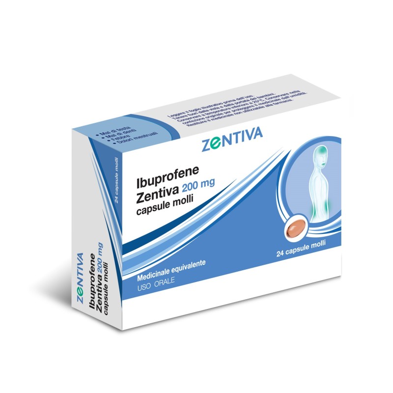 Ibuprofene Zen*24cps 200mg