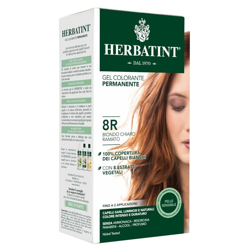 Herbatint 8r Biondo Chiaro Ramato 150 Ml