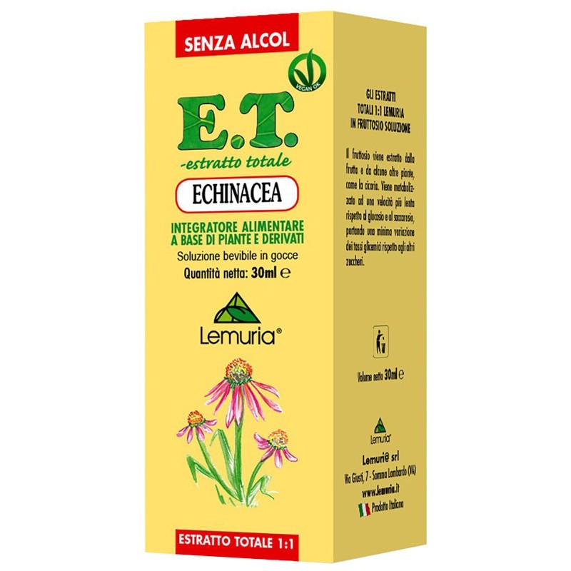 Et Estratto Totale Echinacea 30 Ml Senza Alcol