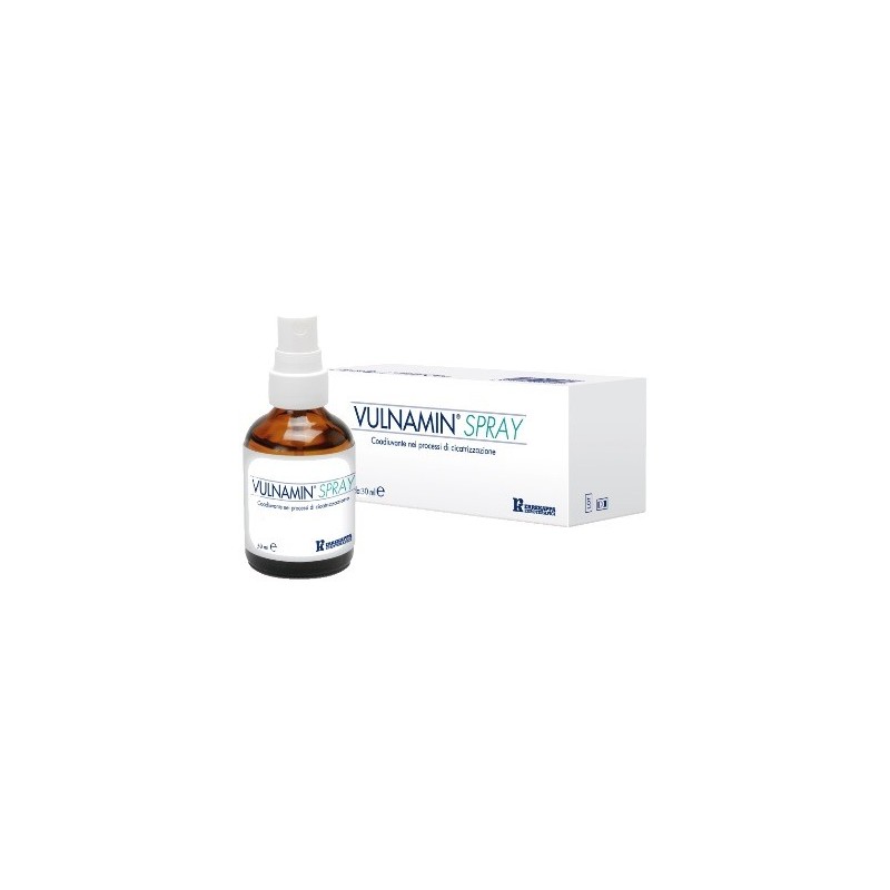 Vulnamin Spray 30ml Flacone In Vetro Con Erogatore A Tasto