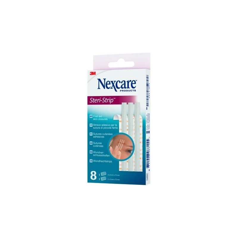 Cerotto Per Sutura Nexcare Steristrip 6x75 Mm + 3x75 Mm