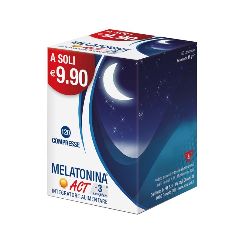 Melatonina Act +3 Complex 120 Compresse