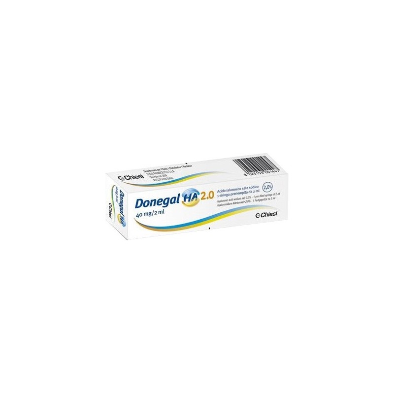 Siringa Intra-articolare Donegal Ha 2.0 Acido Ialuronico 40 Mg 2 Ml