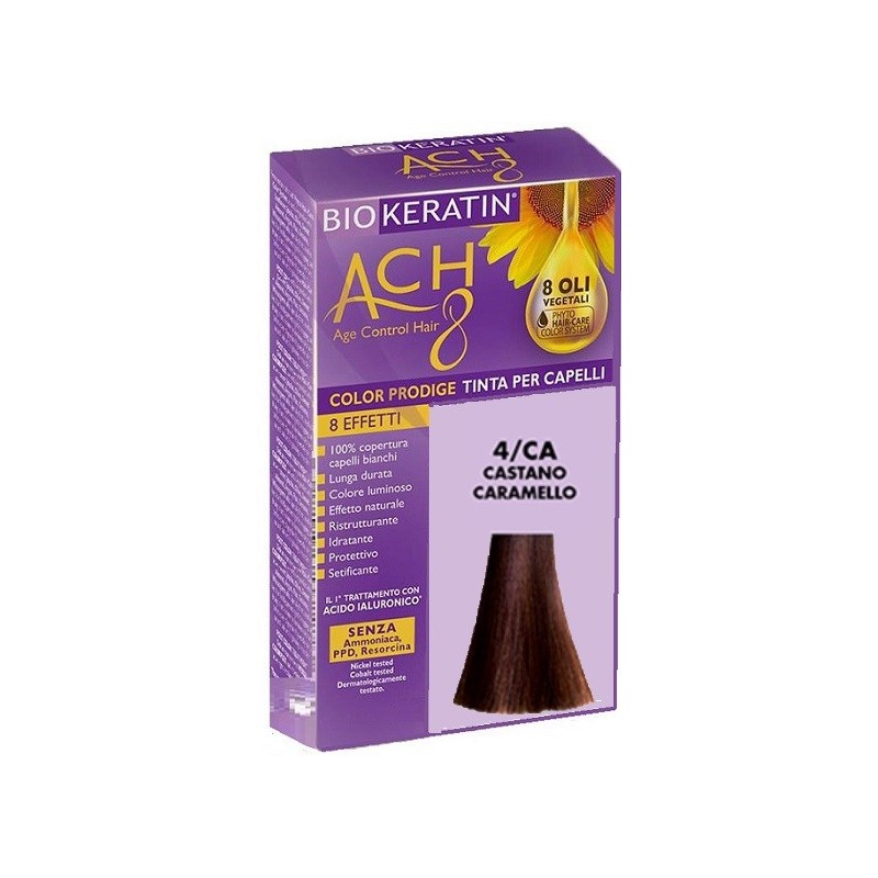 Biokeratin Ach8 Color Prodige 4/ca Castano Caramello