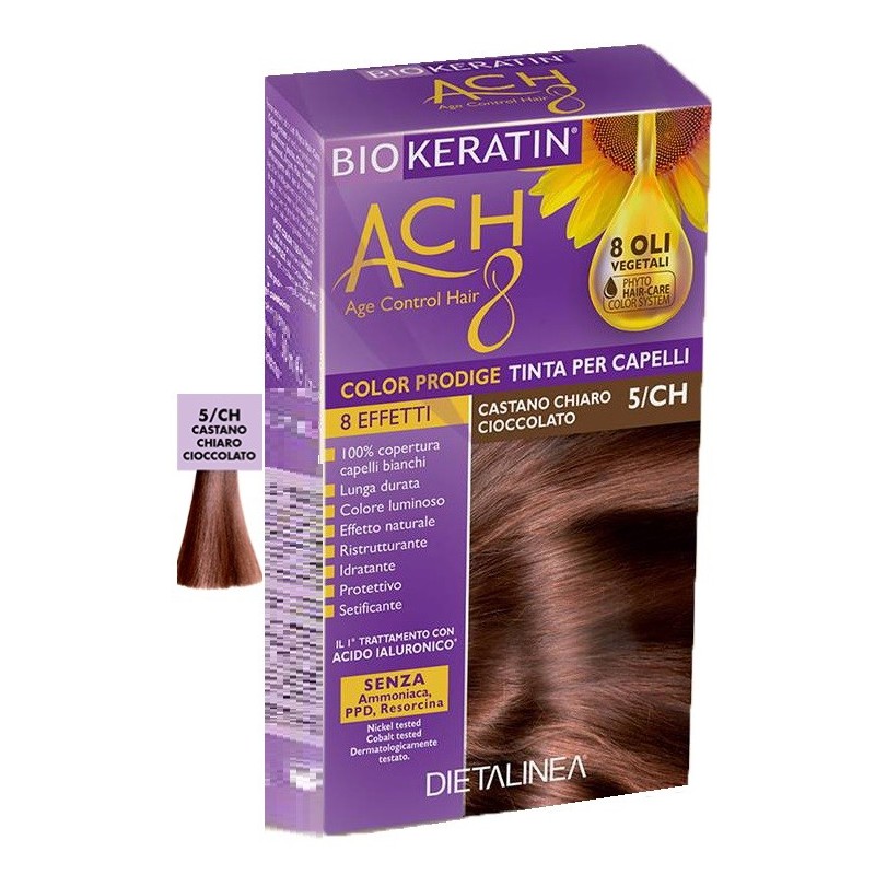 Biokeratin Ach8 Color Prodige 5/ch Castano Chiaro Cioccolato