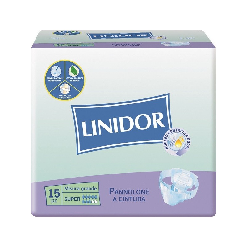 Pannolone Linidor Perfect Care Super A Cintura Mg 15 Pezzi