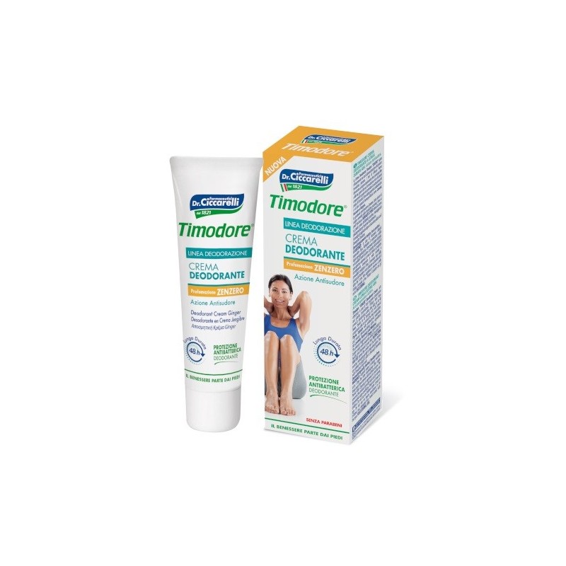 Timodore Crema Deo Zenzero 48 Ore