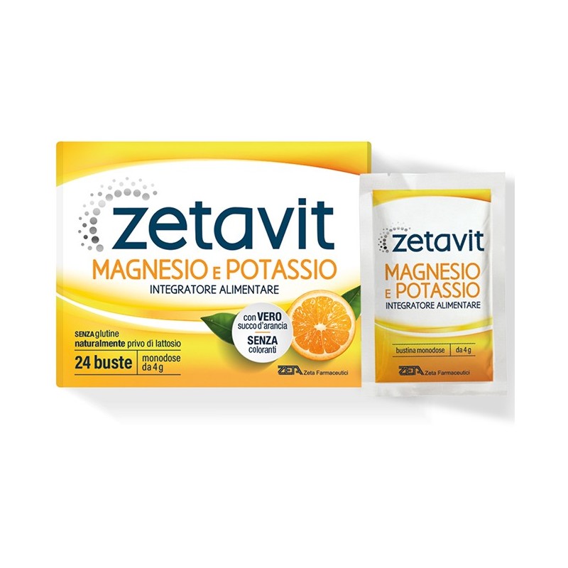 Zetavit Magnesio Potassio 24 Bustine Da 4 G