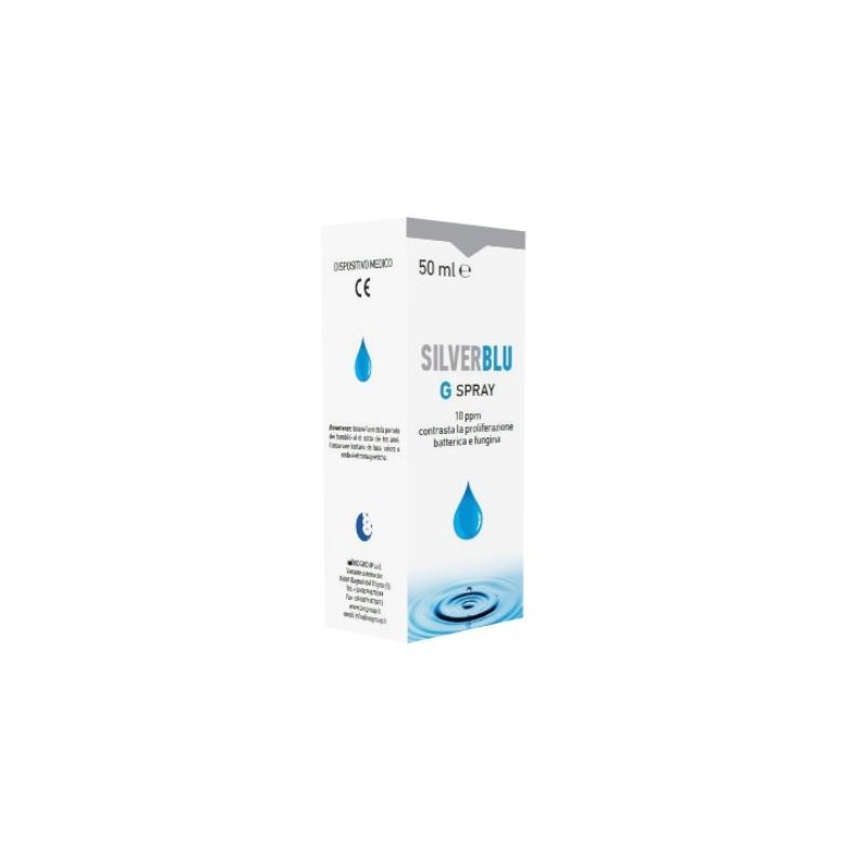 Silver Blu G Spray Via Orale Contrasta La Proliferazione Batterica E Fungina 50 Ml