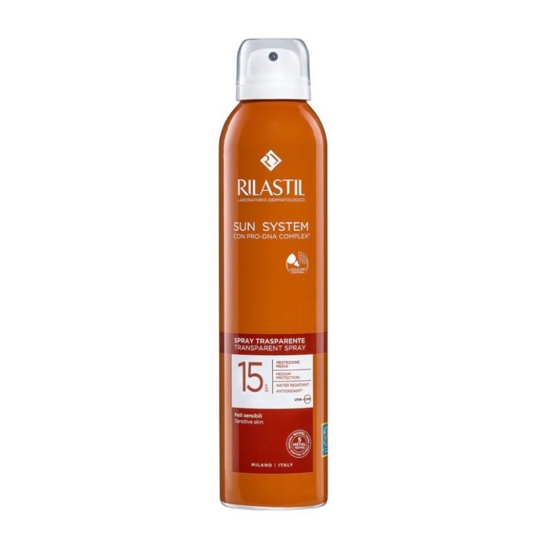 Rilastil Sun System Transparent Spray Spf15 200 Ml