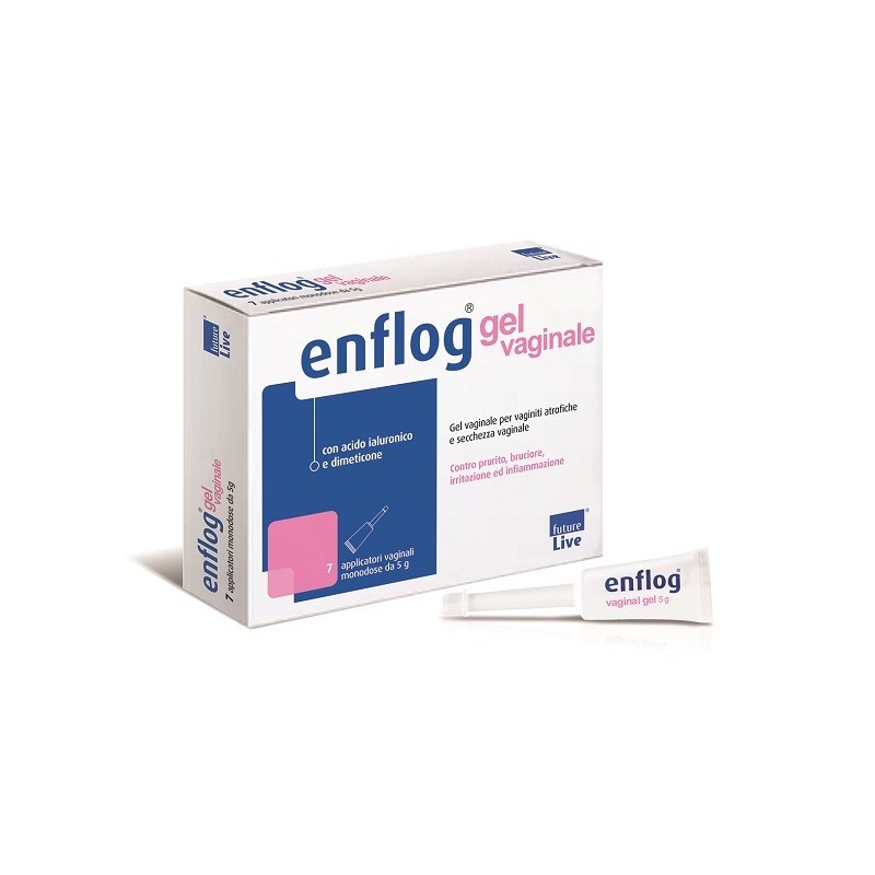 Enflog Gel Vaginale 7 Applicatori Monodose Da 5 G